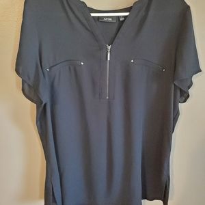 Apt 9 Large Black Blouse